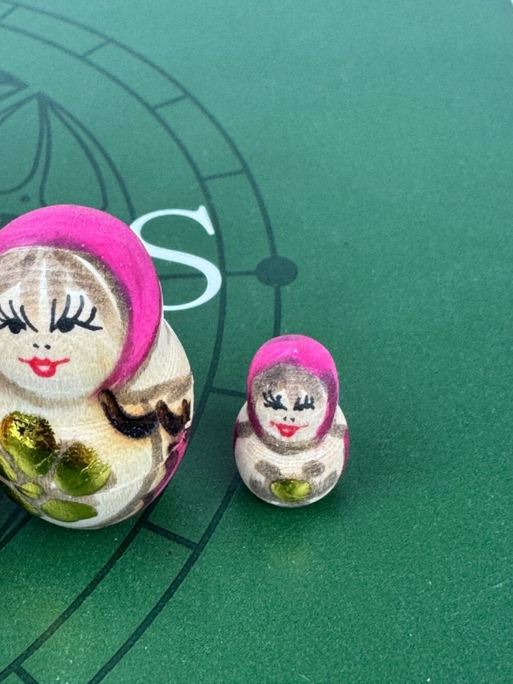 5 Piece Beautiful Russian Matryoshka Nesting Dolls Wooden - Picture 6 of 16